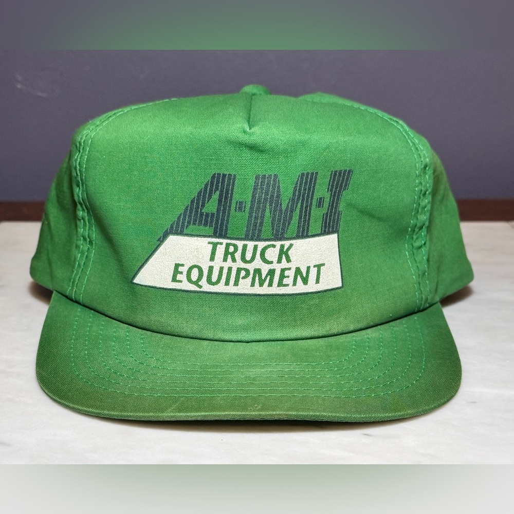 Vintage A.M.I. Truck Equipment Snap-Back Trucker Hat YoungAll Hat Co. ltd